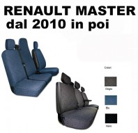 Coprisedili Furgone 3 Posti Nuovo Renault MASTER dal 2010 in poi