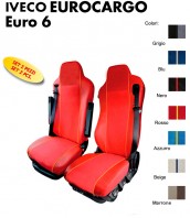 Coprisedili EXTREME Microfibra per Camion IVECO EUROCARGO Euro 6 Sedile Guida High Comfort
