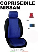 Coprisedili Anteriore Sedile Sportivo in Tessuto Traforato per Auto NISSAN con AIRbag CHRONO 2Pz.