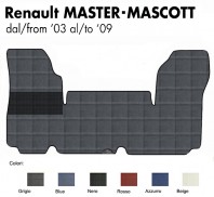 Tappeto Furgone su Misura Renault MASTER e MASCOTT dal 2003 fino al 2009