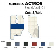 Tappeti su Misura per Camion  Mercedes ACTROS Cabina S - M - L fino al 2001