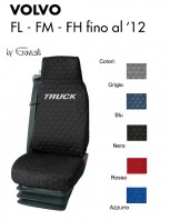 Coprisedile Singolo in Cotone Trapuntato per Camion VOLVO FL FM FH fino al 2012