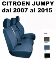 Coprisedili Furgone 3 Posti Citroen JUMPY dal 2007 al 2015