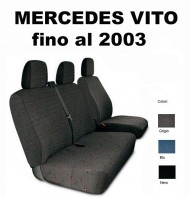 Coprisedili Furgone 3 Posti Mercedes VITO fino al 2003