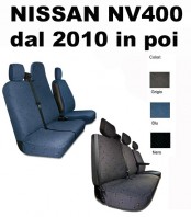 Coprisedili Furgone 3 Posti Nuovo Nissan NV400 dal 2010 in poi