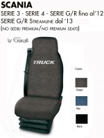 Coprisedile Singolo in Cotone per Camion SCANIA Serie 3 Serie 4 Serie G e R