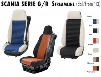Coprisedile Singolo BEST in Ecopelle per Camion SCANIA Serie G e R Streamline dal 2013 in poi