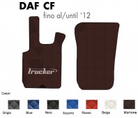 Tappeti su Misura Trucker in Ecopelle per Camion DAF CF fino al 2012