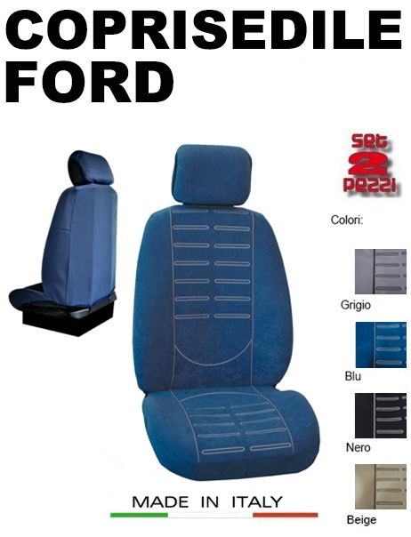 Muchkey Coprisedili Auto Anteriore per Ford EcoSport,Coprisedile Sedili Auto  Compatibile con Airbag,(MK-MH20) Nero Beige : : Auto e Moto