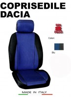 Coprisedili Anteriore Sedile Sportivo in Tessuto Traforato per Auto DACIA con AIRbag CHRONO 2Pz.