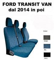 Coprisedili Furgone 3 Posti FORD Transit VAN dal 2014 in poi