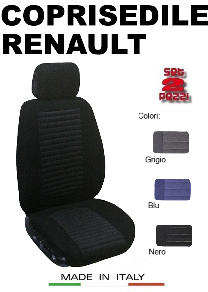 Coprisedili Renault Kadjar  Schienali copri sedile universali anteriori set auto 