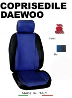 Coprisedili Anteriore Sedile Sportivo in Tessuto Traforato per Auto DAEWOO con AIRbag CHRONO 2Pz.