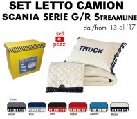Set da Letto su Misura per Camion SCANIA Serie G e Serie R Streamline dal 2013 al 2017