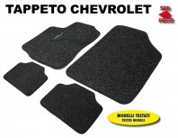 Tappeti in Moquette 4 Pz. EXCLUSIVE per Auto CHEVROLET