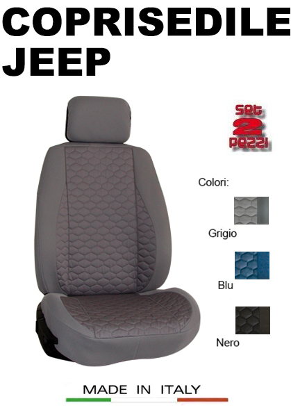 Jeep Renegade fodera sedile guida + sedile passeggiero - OTM srl - Sellerie  e coprisedili
