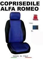 Coprisedili Anteriore Sedile Sportivo in Tessuto Traforato per Auto ALFA ROMEO con AIRbag CHRONO 2Pz.