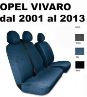 Coprisedili Furgone 3 Posti Opel VIVARO dal 2001 al 2013