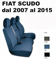 Coprisedili Furgone 3 Posti Fiat SCUDO dal 2007 al 2015