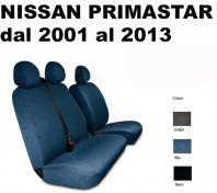 Coprisedili Furgone 3 Posti Nissan PRIMASTAR dal 2001 al 2013