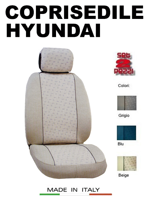 Lusso Coprisedili per H yundai Azera 2-Seat Set Completo di Fodere per Seggiolino Auto Protezioni per la Parte Anteriore e Posteriore del Sedile in Pelle Sintetica Premium Beige 