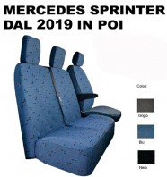 Coprisedili Furgone 3 Posti Mercedes SPRINTER dal 2019 in poi