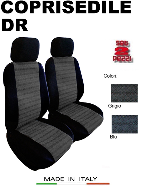con Fori per i poggiatesta e bracciolo Laterale Coprisedili Anteriori compatibili per 206 Versione compatibili con sedili con airbag 1998-2012 